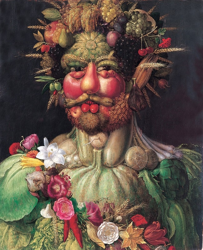 Джузеппе Арчимбольдо, Портрет Рудольфа II в образе бога Вертумна